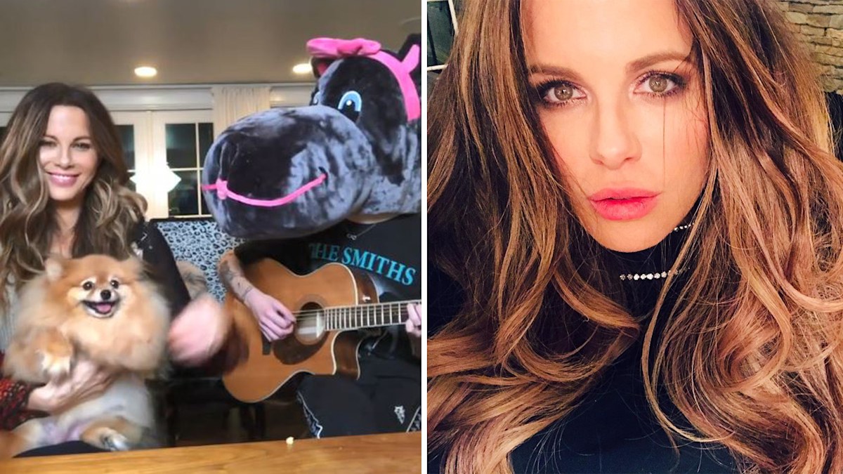 Kate Beckinsale and boyfriend Goody Grace, 23, say 'I love you' as they ...