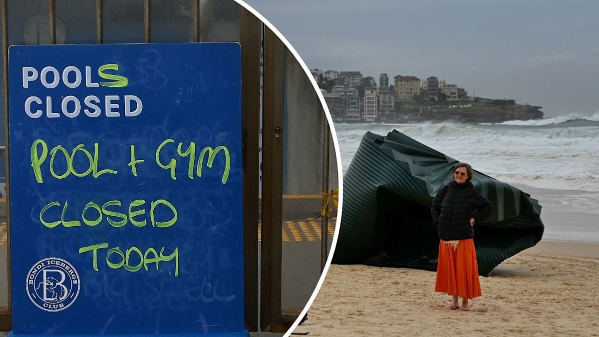 Hazardous Surf NSW: Bondi Icebergs damaged as swells batter Sydney ...