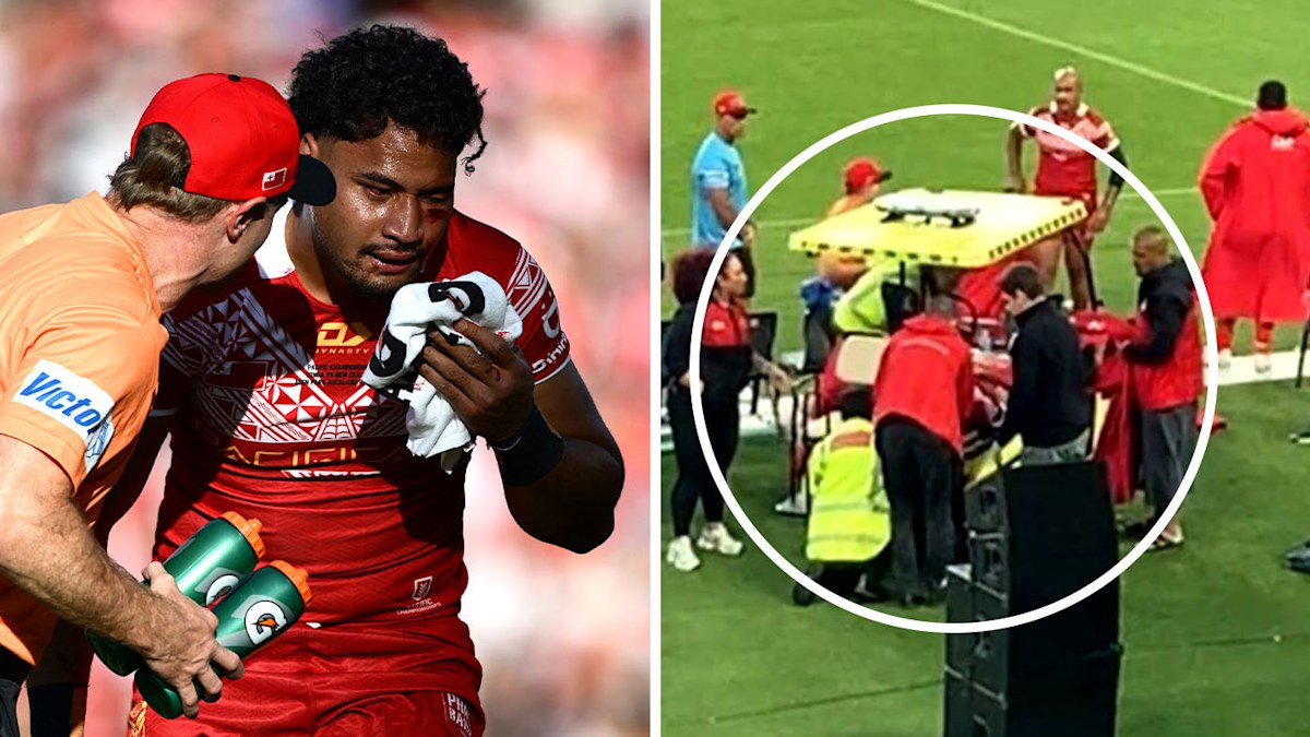 Tongan star rushed to hospital as coach defends doctors