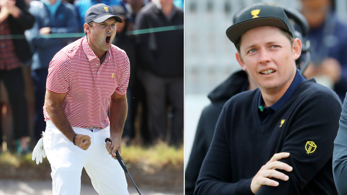 Patrick Reed and Cameron Smith feud gets physical at Presidents Cup ...