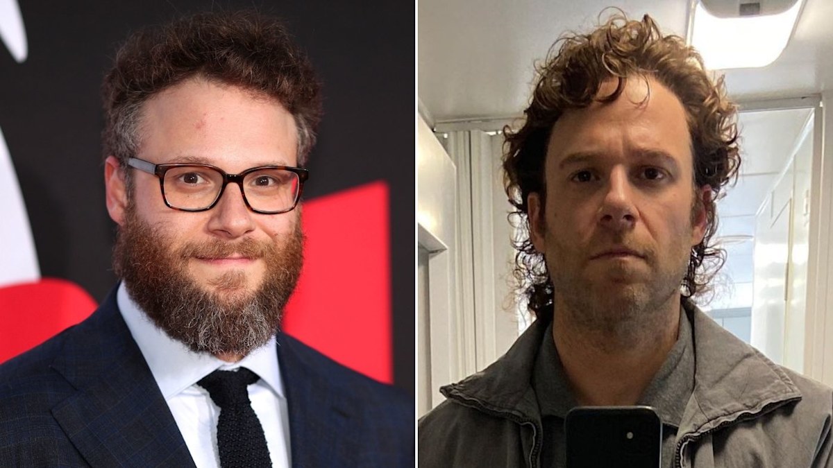 Seth Rogen shaves off his beard on the set of Pam & Tommy: 'That's a ...