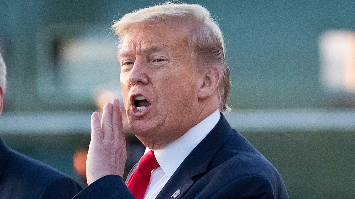 donald trump hits back on twitter at colin powell joe biden us politics ...