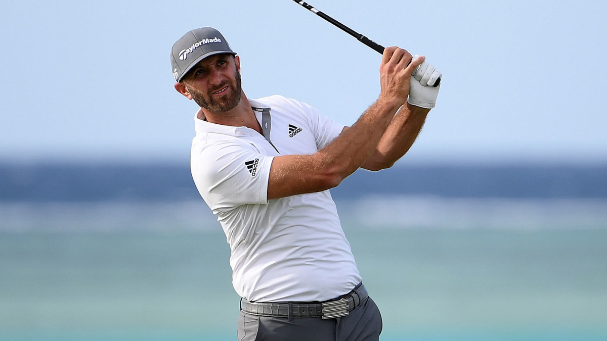 PGA Tour golf Pros increased hitting distances report, Dustin Johnson