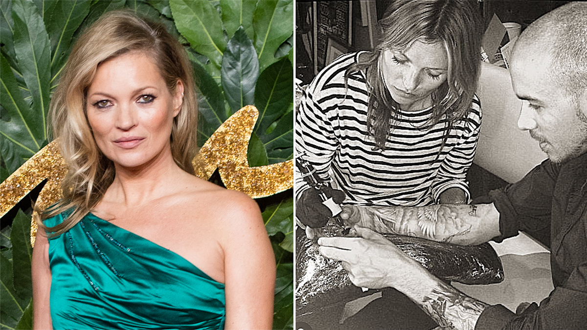 Supermodel Kate Moss reportedly training to become a tattoo artist ...