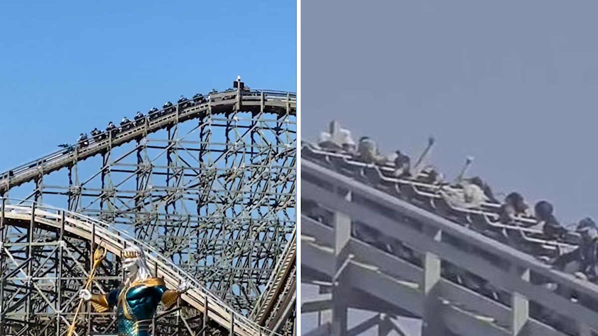 Sea World rollercoaster: Riders trapped for up to an hour after Sea ...
