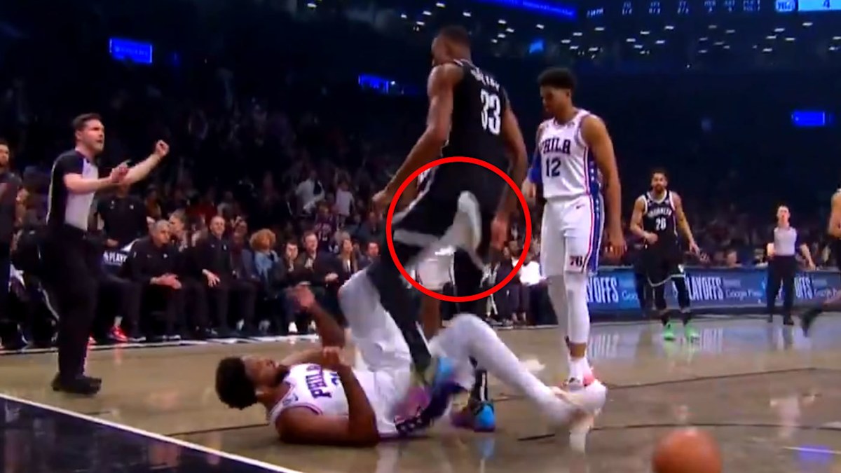 NBA news 2023: Joel Embiid avoids ejection on Nic Claxton groin kick ...