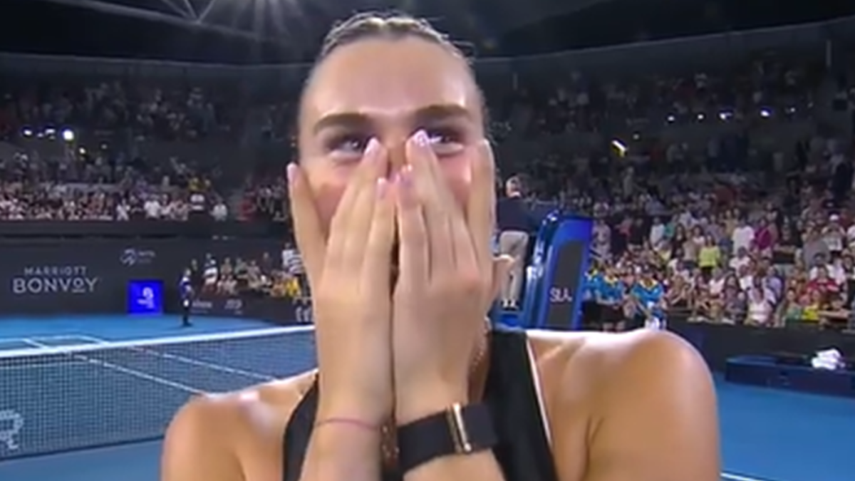 Brisbane International Tennis 2024 | Aryna Sabalenka caught in awkward