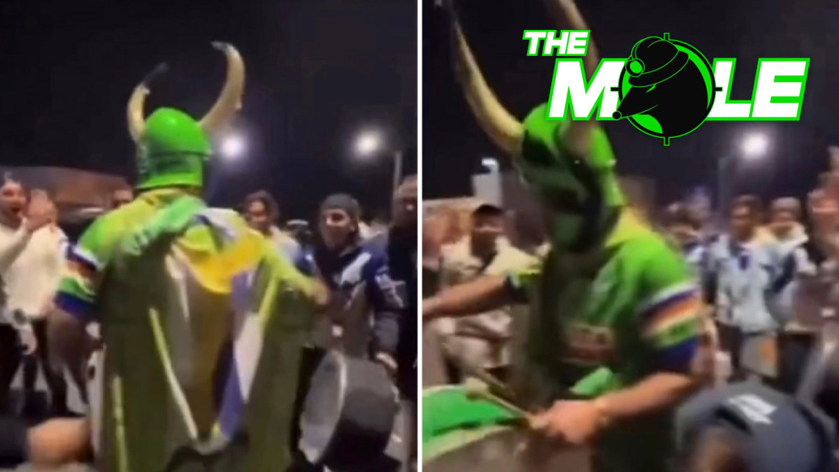 The Mole NRL news 2024, Canberra Raiders drummer Simon Tayoun speaks about Bulldogs fan attack video
