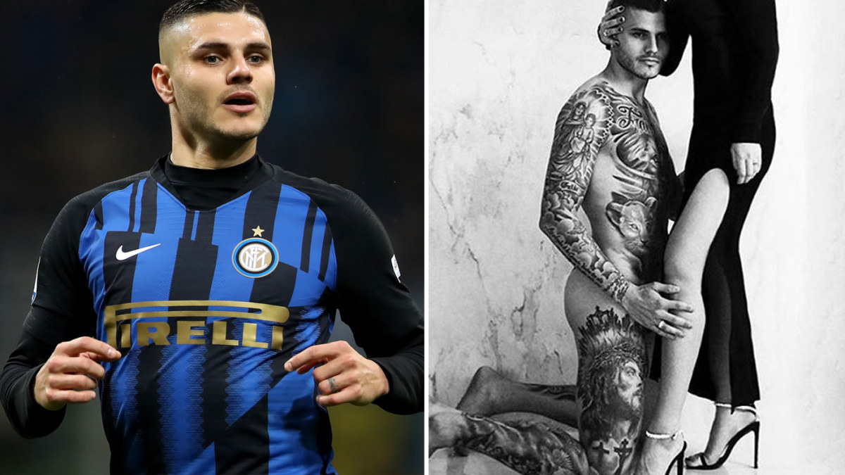Mauro Icardi and Wanda Nara naked photo shoot causes $97M headache for  Inter Milan