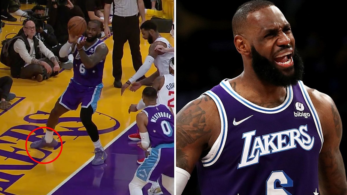 NBA: LeBron James and LA Lakers fume over overturned review in loss to ...