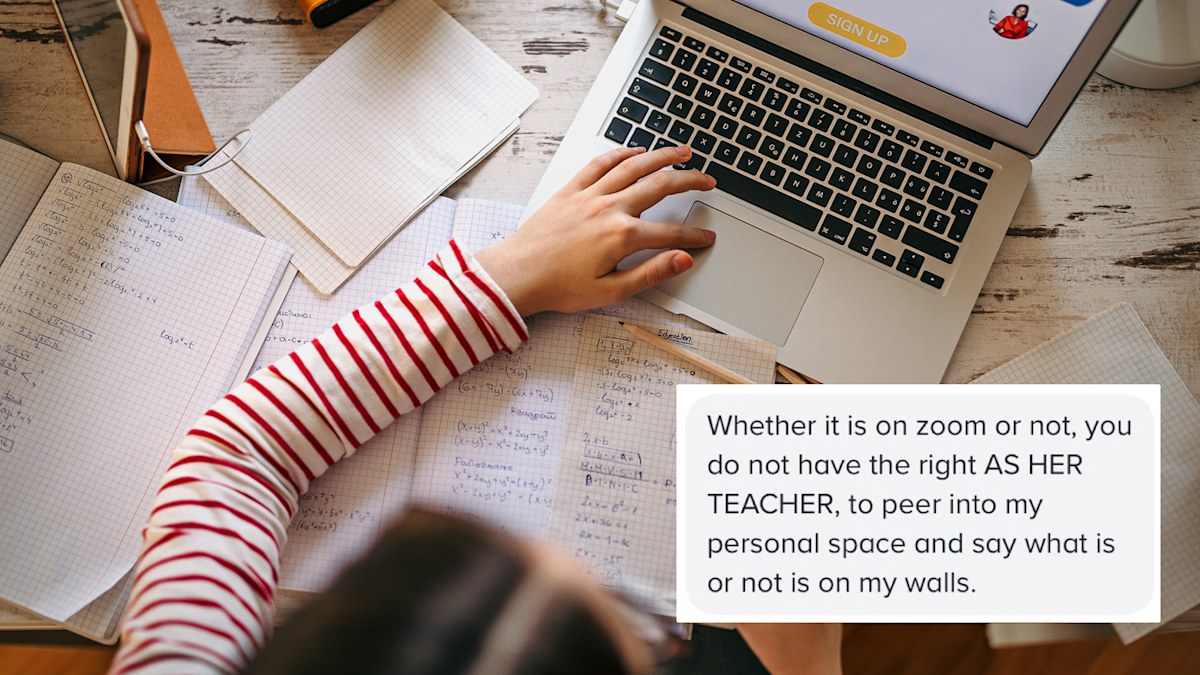 Remote school: Outrageous texts between a mum and teacher show the ...
