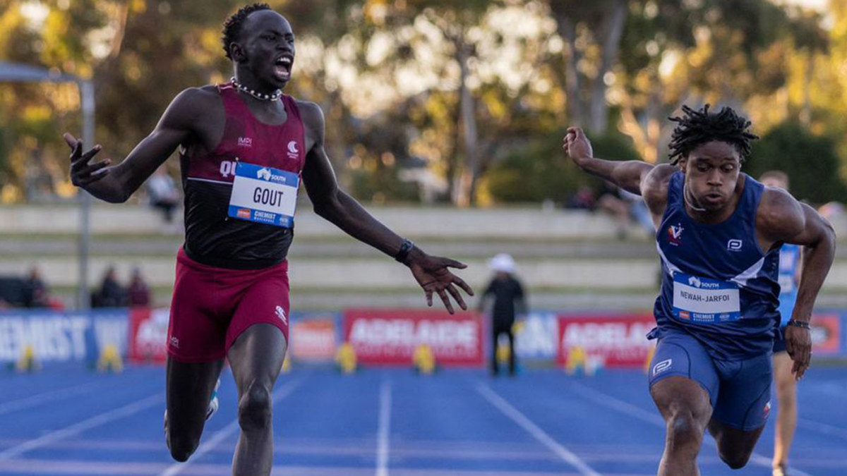 Australian Athletics Championships 2024 Gout Gout wins men's under20