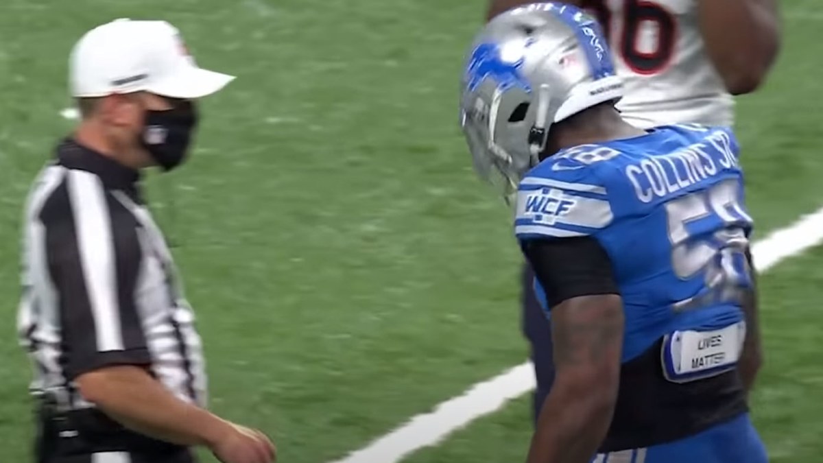 NFL news: Jamie Collins ejection, makes contact with referee | Nine.com.au