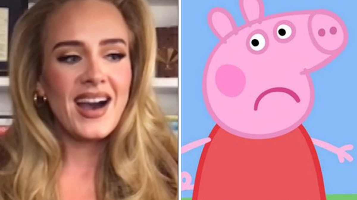 Peppa Pig shocks singer Adele with angry voice message | Nine.com.au