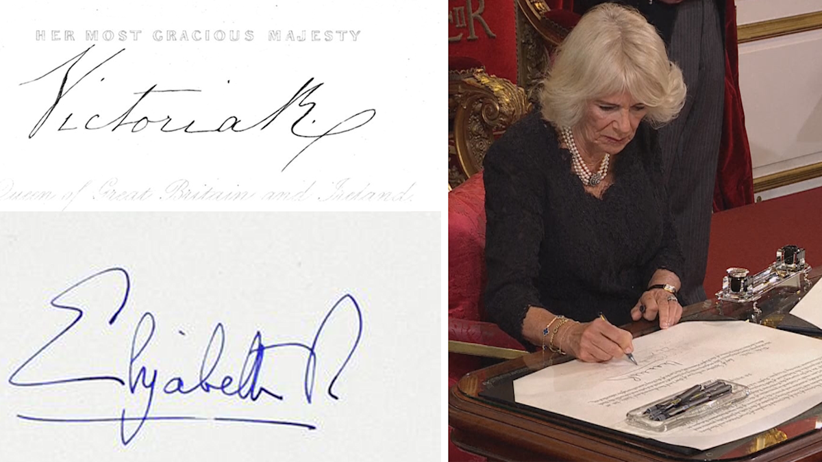 King Charles III: Why Queen Camilla signed her name 'Camilla R' at King ...