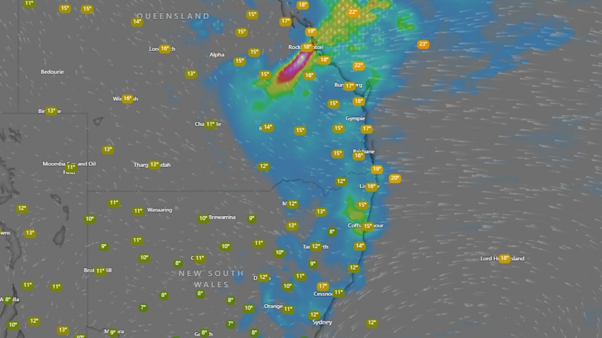 Weather forecast Australia: East coast heading for drenching, warning ...