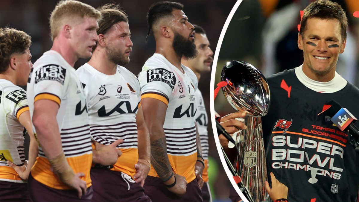 NRL news 2024 Brisbane Broncos visited by NFL legend Tom Brady