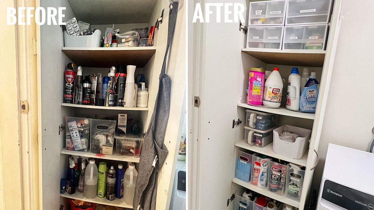 Decluttering transformations: Professional organiser declutters and re ...