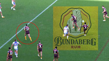 Officials missed a downtown call in the Broncos' clash against the Knights.