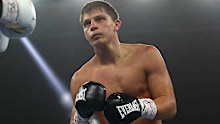 Nikita Tszyu during the Super Welterweight bout between Nikita Tszyu and Aaron Stahl