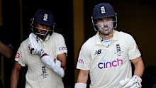 Haseeb Hameed of England and Rory Burns of England 