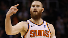 Aron Baynes has starred for Phoenix this NBA season.