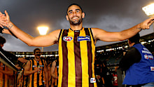 Shaun Burgoyne of the Hawks 