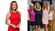 Scherri-Lee Biggs with women from Dress for Success, her charity on Celebrity Apprentice Australia 