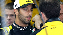 Daniel Ricciardo was penalised by officials for a move during the French Grand Prix.