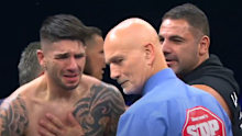 Michael Zerafa after beating Issac Hardman.