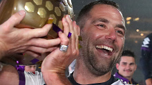 Cameron Smith after winning the 2020 NRL grand final.
