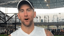 Jeremy Howe featured in a video promoting the Magpies new facility. 