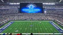 A general view of AT&T Stadium during the NFC Wild Card game between the San Francisco 49ers and the Dallas Cowboys on January 16, 2022 at AT&T Stadium in Arlington, TX. 