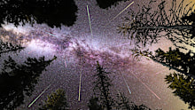 The Geminid meteor showers.