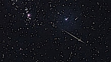 The Geminid meteor shower.