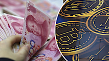 Chinese currency and crypto.