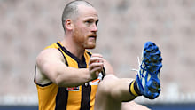 Jarryd Roughead kicks one of his five goals back in the VFL.