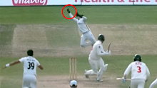 Gloucestershire wicketkeeper James Bracey took a screaming catch to seal a tie against Glamorgan in the English county championship.