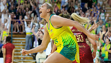 Donnell Wallam celebrates her incredible game-winning layup