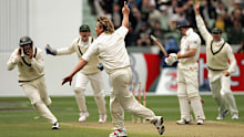 <p>Thirteen years after Shane Warne delivered his Ball of the Century to stun England, the Poms couldn't be surprised at all when the man now known worldwide as the greatest spin bowler ever, claimed his 700th Test scalp.</p><p>Warne became the first player to ever take 700 Test wickets when he bowled Andrew Strauss. He did it at his home ground - the MCG - and after announcing he would retire from the game following that Ashes series. The crowd of almost 90,000 people erupted when Warne rattled Strauss's pegs, and he would take a further four wickets that day alone.</p><p>He finished on 708 Test wickets for his career, and 195 of those were against England.</p>