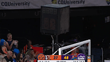The shot clock was out.