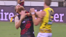 Lynch makes contact with Hurley's throat