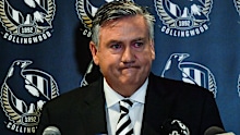 Eddie McGuire resigns as Collingwood president after a report into 'systematic racism' at the club.