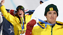 Josie Baff and Scotty James won gold and silver in Australia's most successful day at a winter Games.