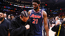 Joel Embiid and Drake