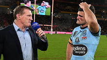 Paul Gallen (left) and Nathan Cleary.