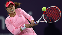 Alize Cornet of France.