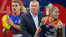Bailey Smith, Eddie McGuire and Erin Phillips are among the AFL's most influential figures.