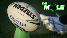 A rugby league ball.
