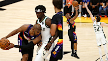 Chris Paul #3 of the Phoenix Suns in action